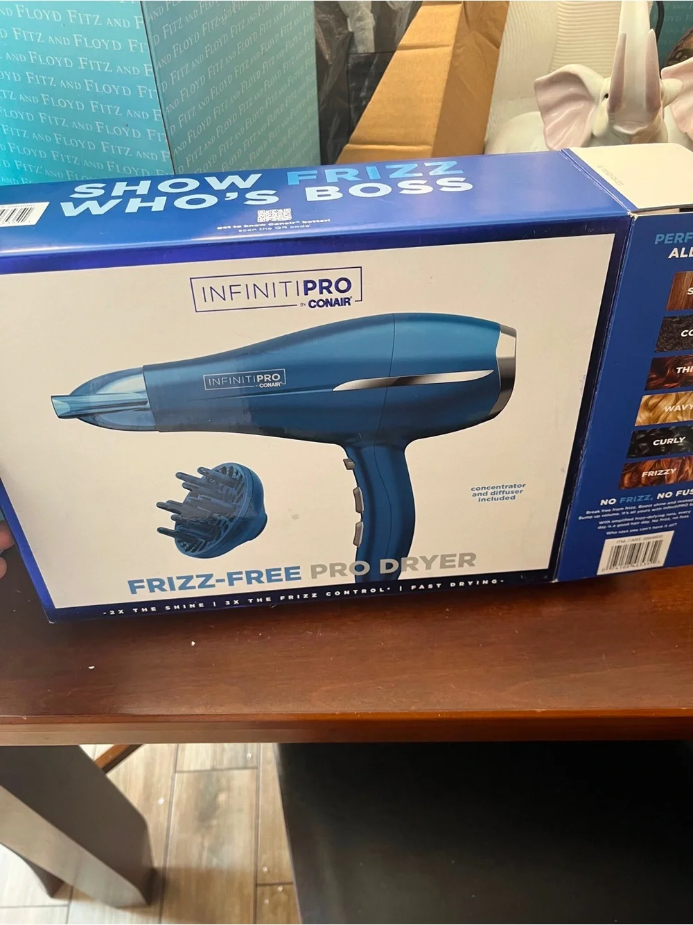 InfinitiPRO Frizz-Free Pro Dryer - Blue